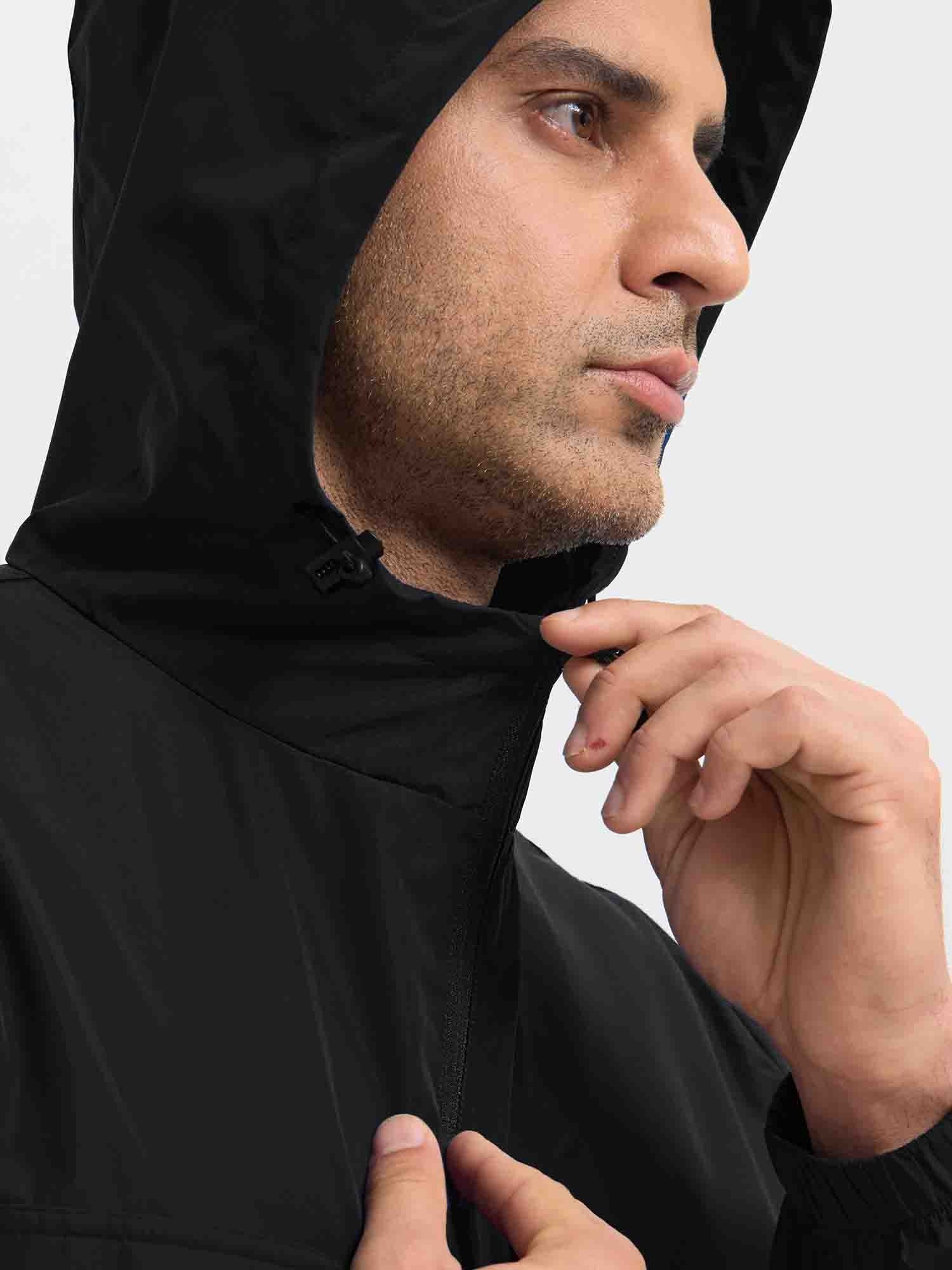 Outdoor Packable Hooded Windbreaker