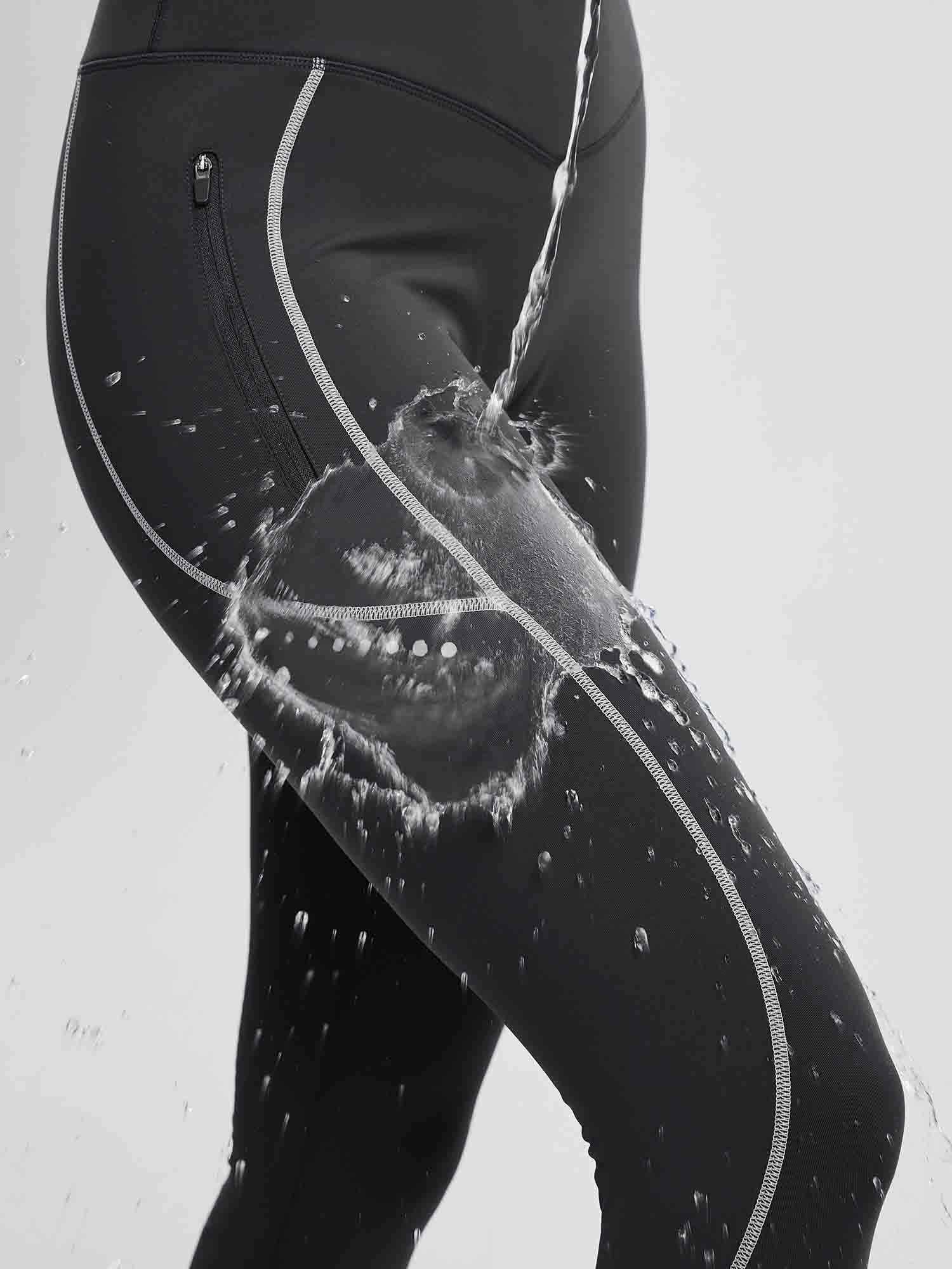 Cycling Waterproof Seamless Fleece Leggings