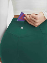Yoga Drawstring High-Waisted Flared Pants (Petite Fit)