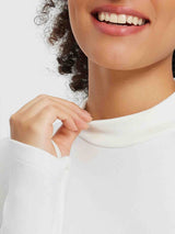 Running Half-Turtleneck Fleece Long-Sleeve T-Shirt