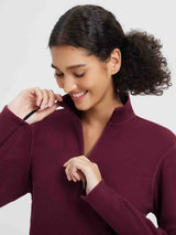 Outdoor Knitted Shaker 1/4 Warm Pullover Hoodie