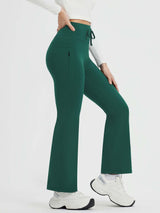 Yoga Drawstring High-Waisted Flared Pants (Petite Fit)