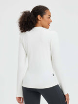 Running Half-Turtleneck Fleece Long-Sleeve T-Shirt