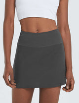 Baleaf Women's High Waisted Athletic Golf Skorts with Shorts Pockets dbd007 Ultimate Gray Main
