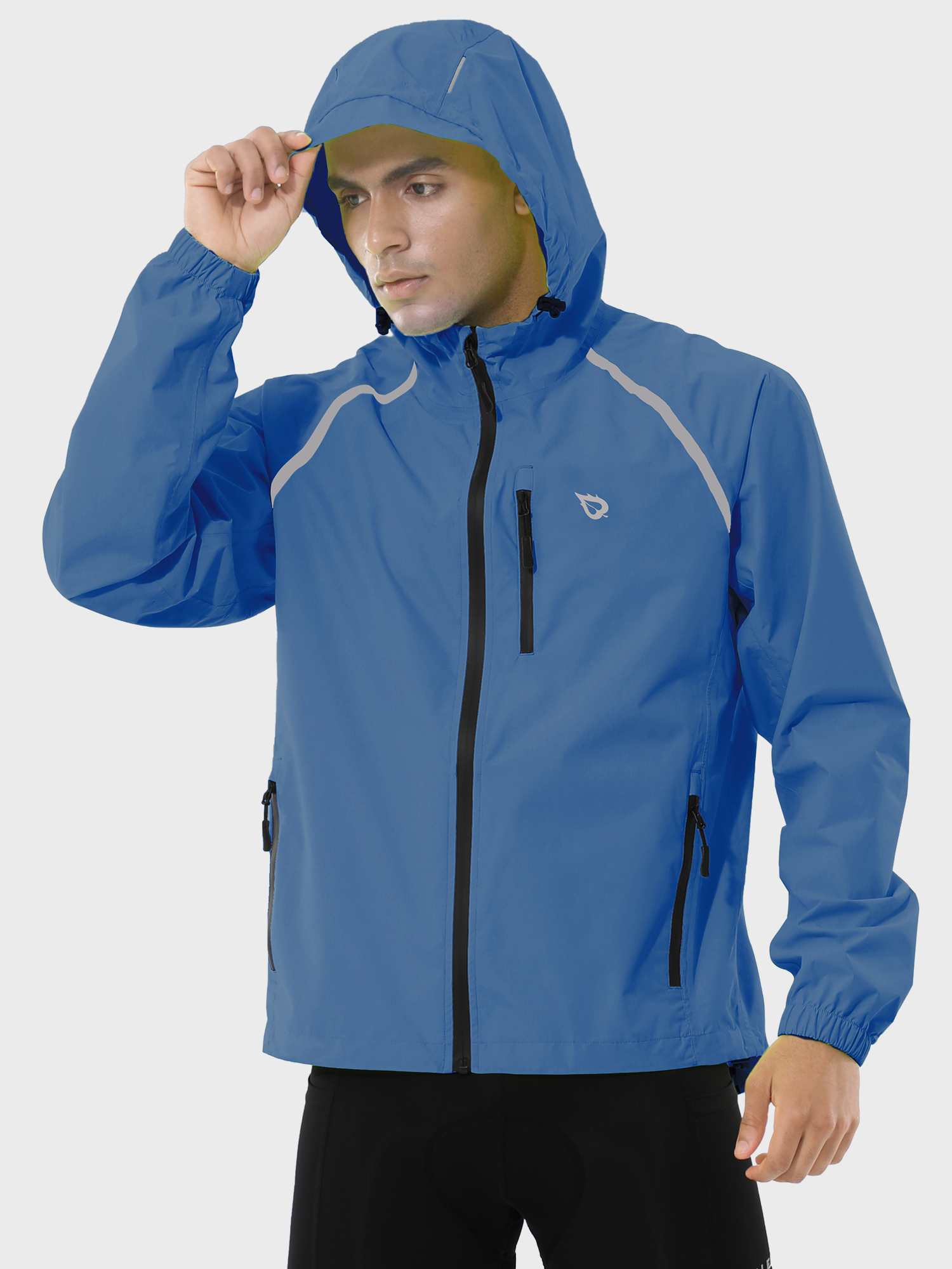 Men's UPF 50+ Waterproof Cycling Rain Jacket