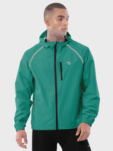 Men's UPF 50+ Waterproof Cycling Rain Jacket