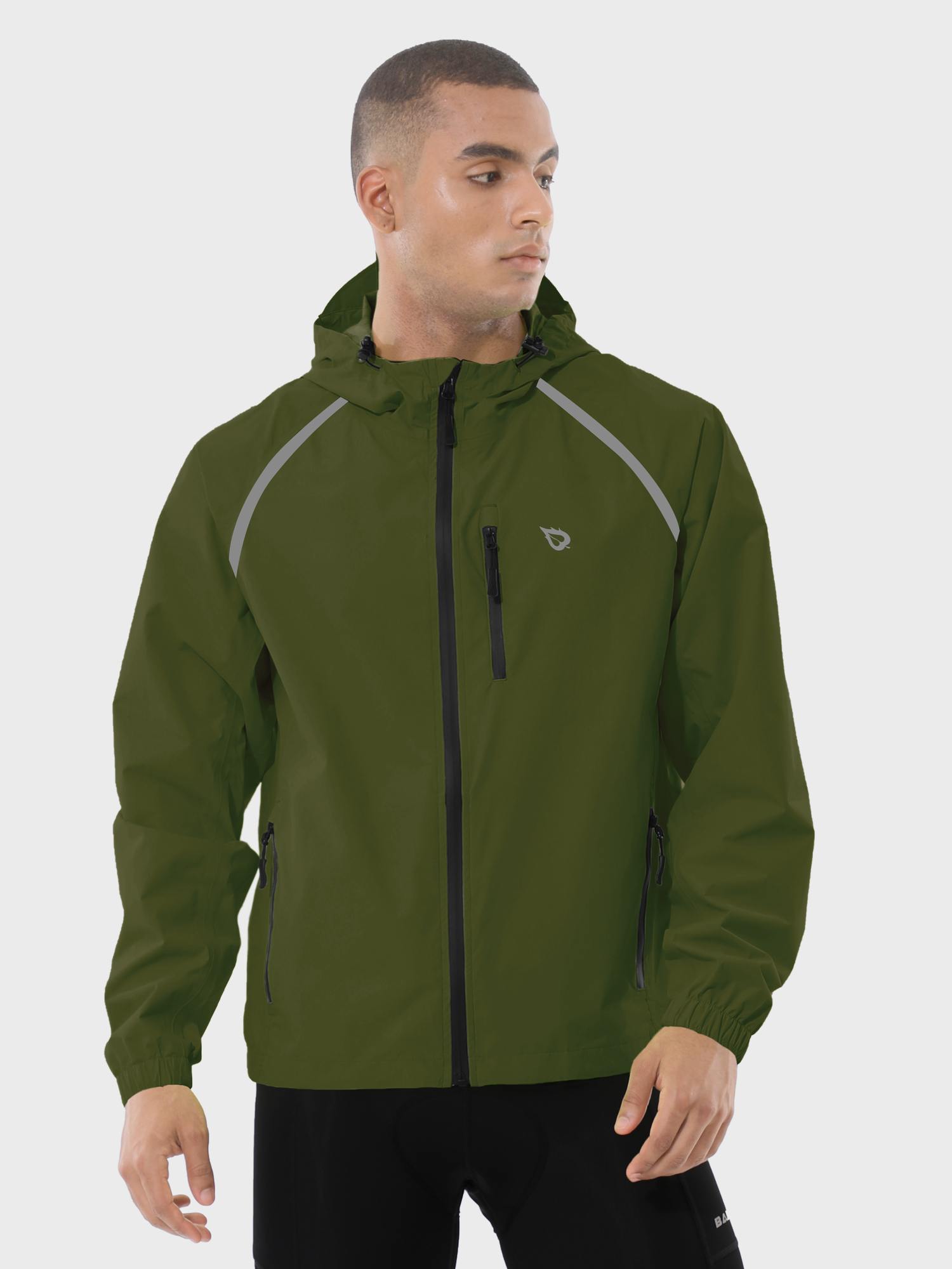 Men's UPF 50+ Waterproof Cycling Rain Jacket