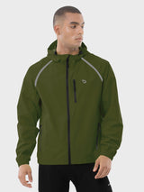 Men's UPF 50+ Waterproof Cycling Rain Jacket