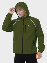 Men's UPF 50+ Waterproof Cycling Rain Jacket