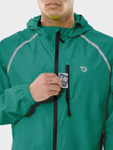 Men's UPF 50+ Waterproof Cycling Rain Jacket