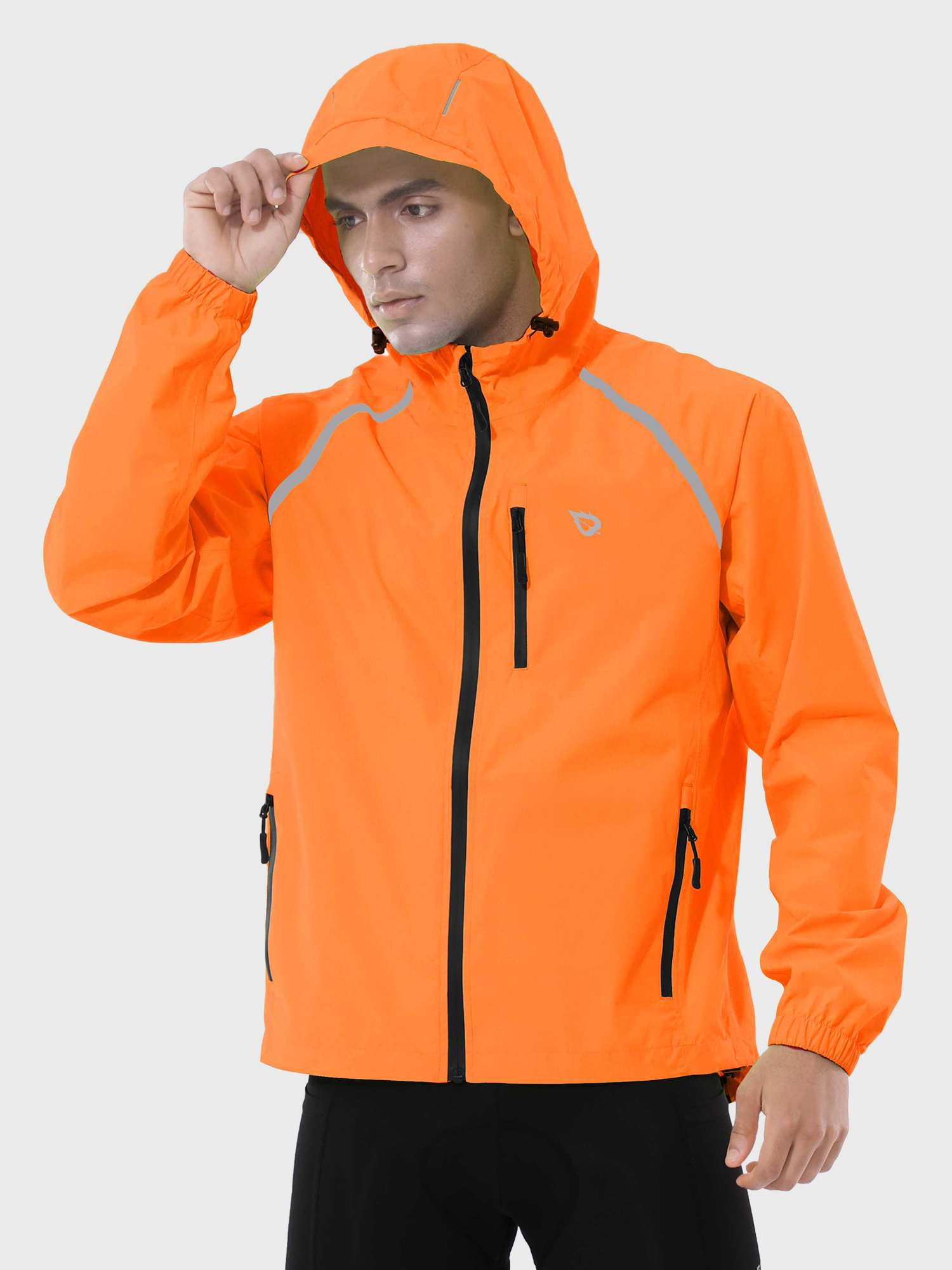 Men's UPF 50+ Waterproof Cycling Rain Jacket