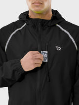Men's UPF 50+ Waterproof Cycling Rain Jacket
