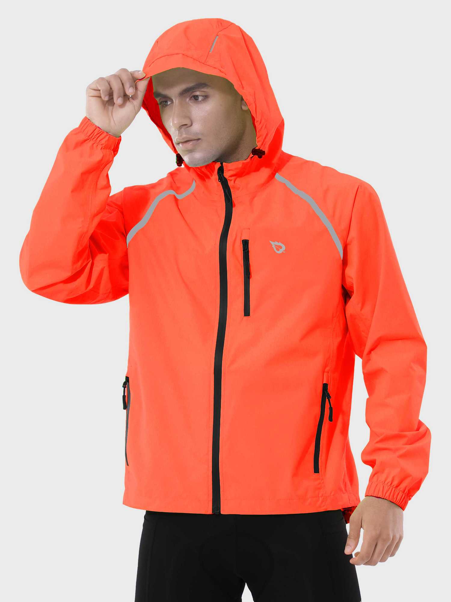 Men's UPF 50+ Waterproof Cycling Rain Jacket