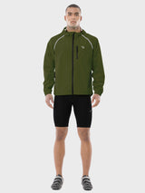 Men's UPF 50+ Waterproof Cycling Rain Jacket