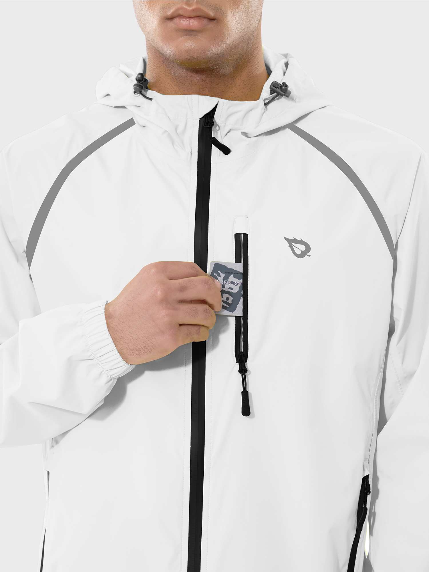 Men's UPF 50+ Waterproof Cycling Rain Jacket