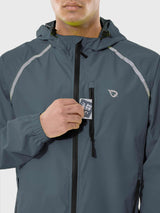 Men's UPF 50+ Waterproof Cycling Rain Jacket