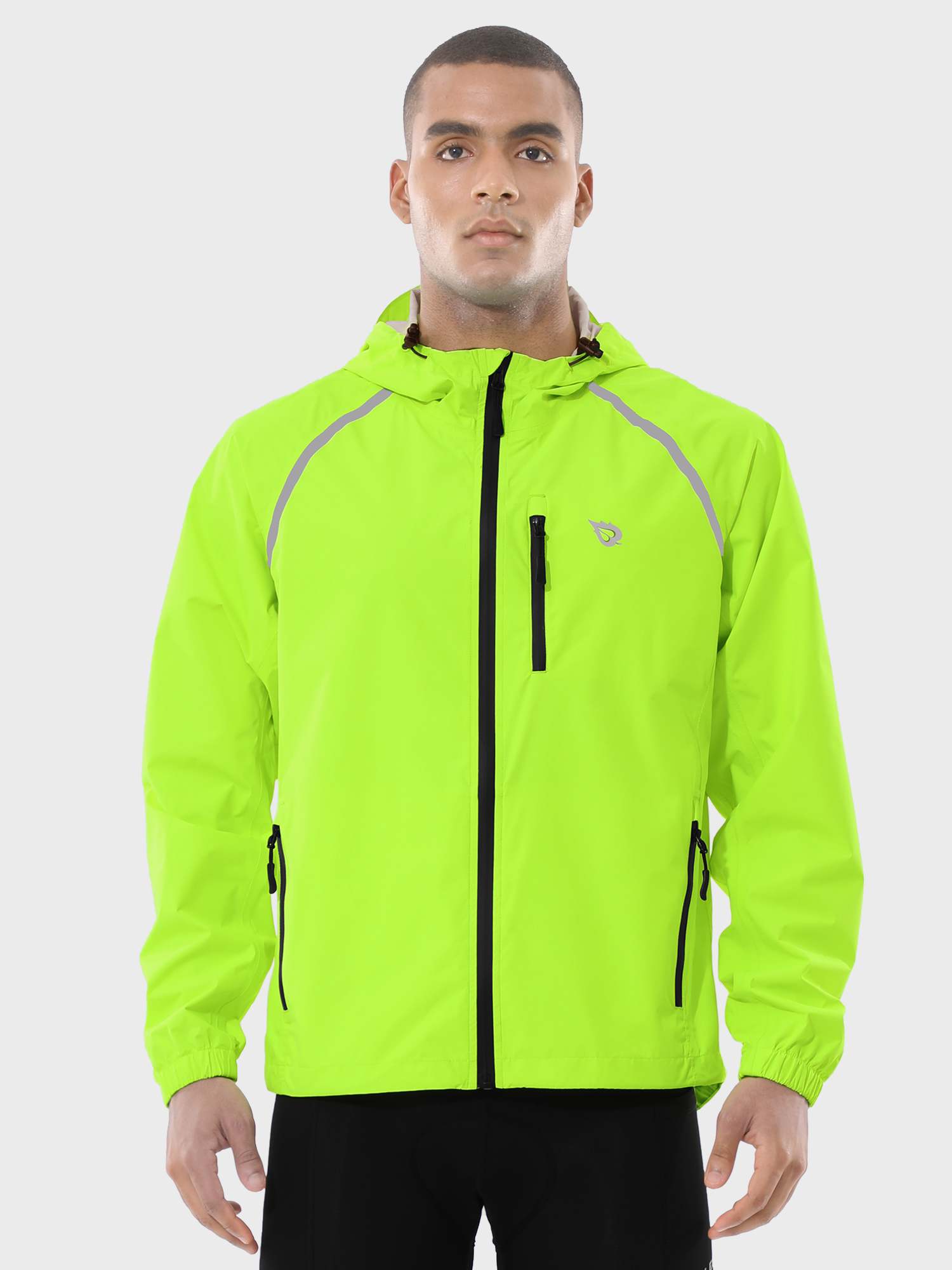 Men's UPF 50+ Waterproof Cycling Rain Jacket