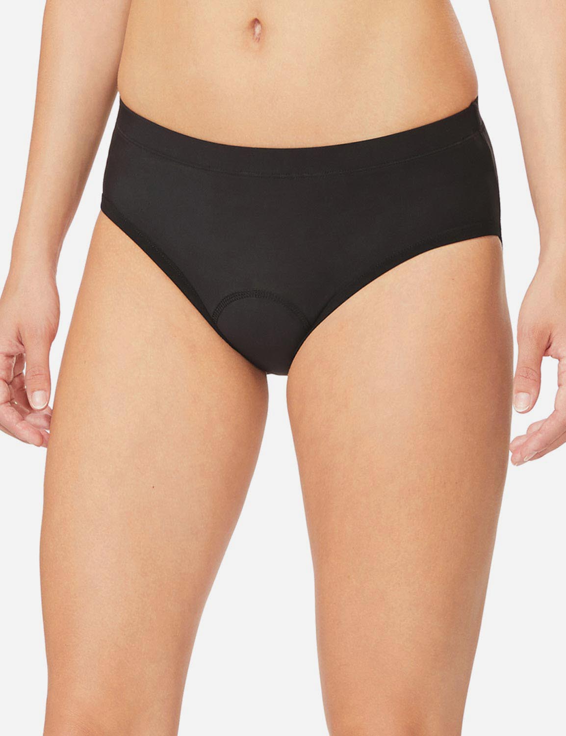 BALEAF Women's 3D Chamois Padded Female Ergonomic Cycling Underwear aai061 Black Front