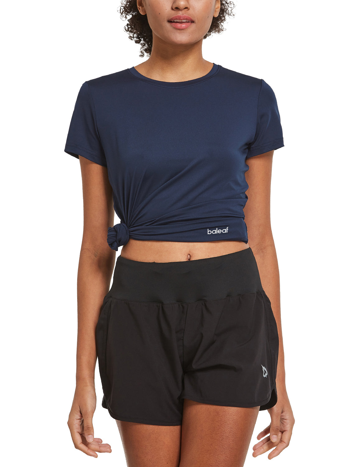Women's Short-Sleeve Quick-Dry Crewneck Running Shirt