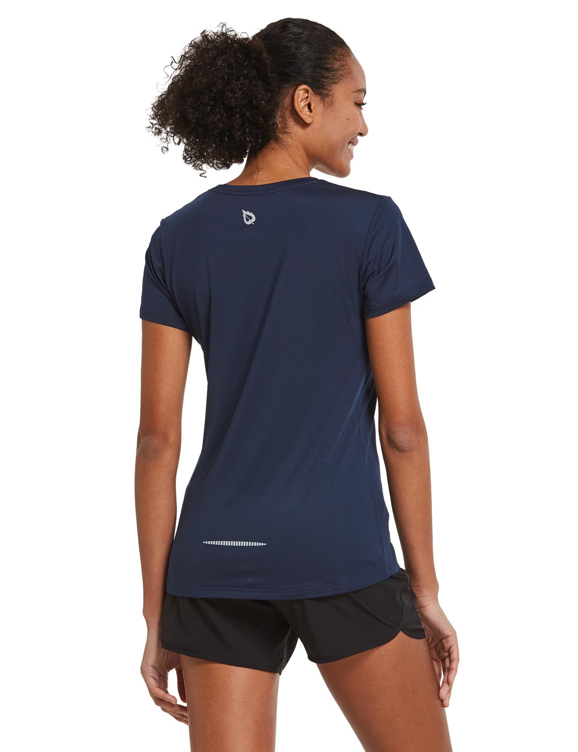 Women's Short-Sleeve Quick-Dry Crewneck Running Shirt