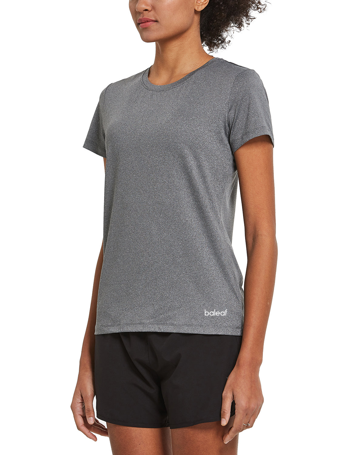 Women's Short-Sleeve Quick-Dry Crewneck Running Shirt