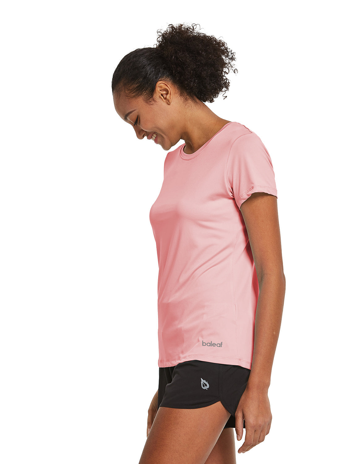 Women's Short-Sleeve Quick-Dry Crewneck Running Shirt