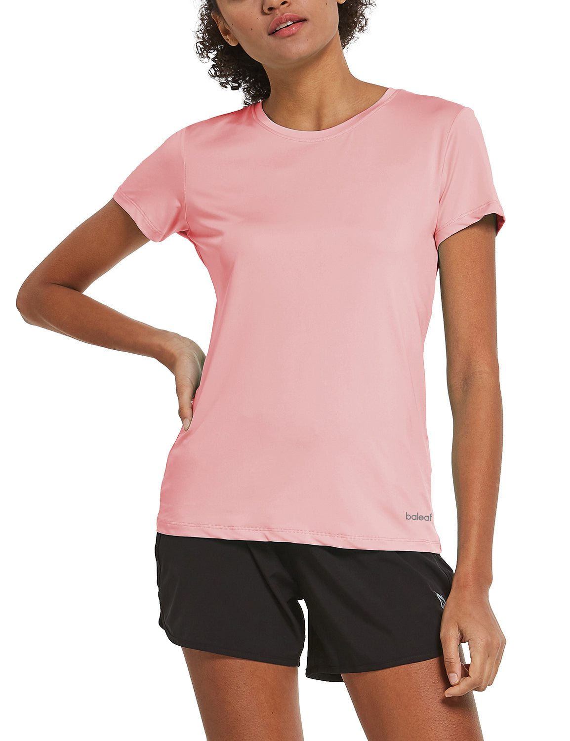 Women's Short-Sleeve Quick-Dry Crewneck Running Shirt