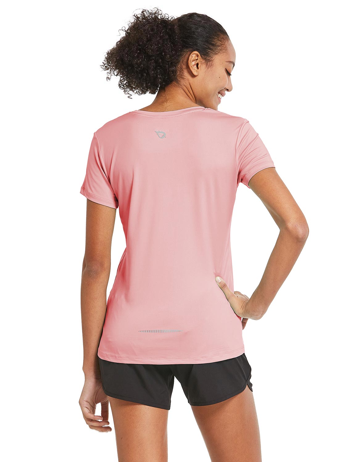 Women's Short-Sleeve Quick-Dry Crewneck Running Shirt