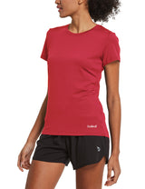 Women's Short-Sleeve Quick-Dry Crewneck Running Shirt
