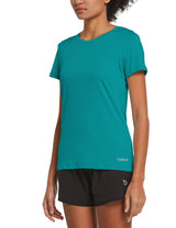 Women's Short-Sleeve Quick-Dry Crewneck Running Shirt