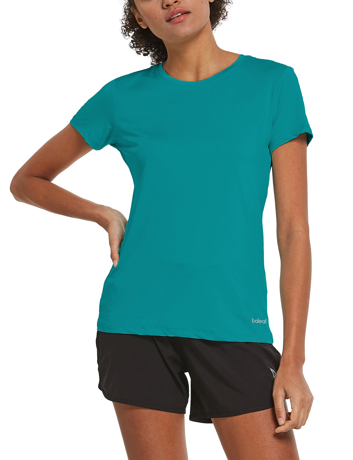 Women's Short-Sleeve Quick-Dry Crewneck Running Shirt