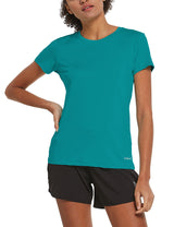 Women's Short-Sleeve Quick-Dry Crewneck Running Shirt
