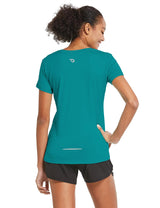 Women's Short-Sleeve Quick-Dry Crewneck Running Shirt