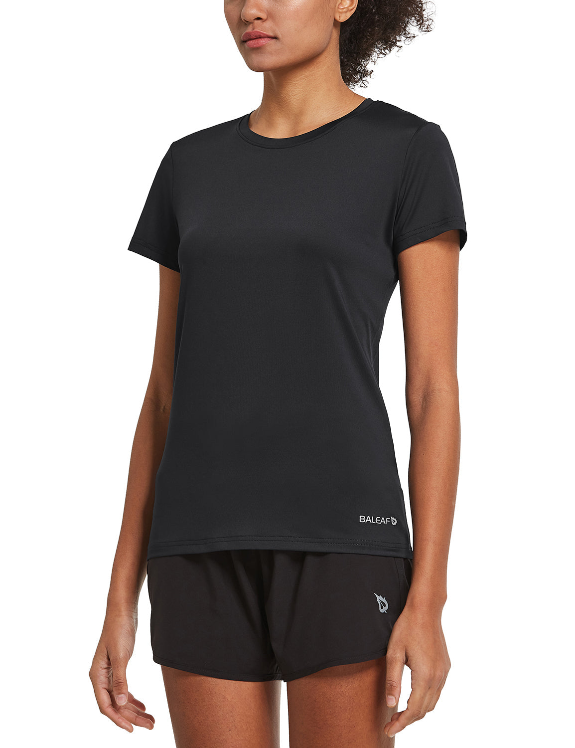 Women's Short-Sleeve Quick-Dry Crewneck Running Shirt
