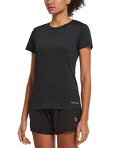 Women's Short-Sleeve Quick-Dry Crewneck Running Shirt