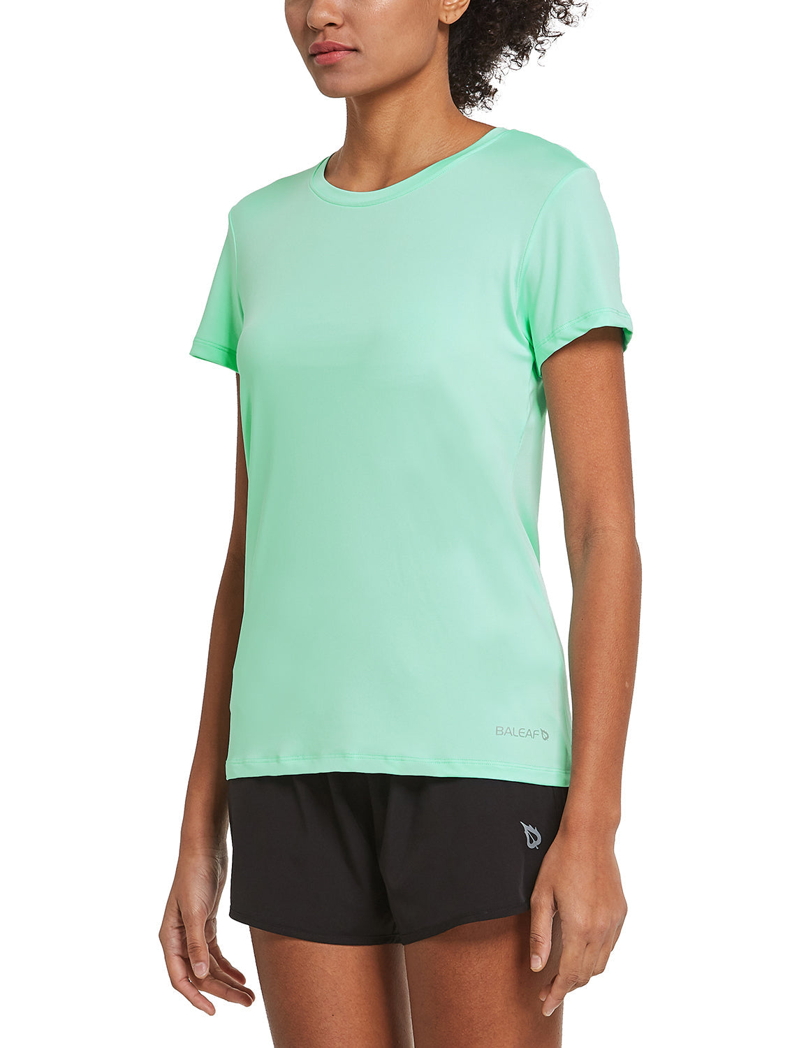 Women's Short-Sleeve Quick-Dry Crewneck Running Shirt