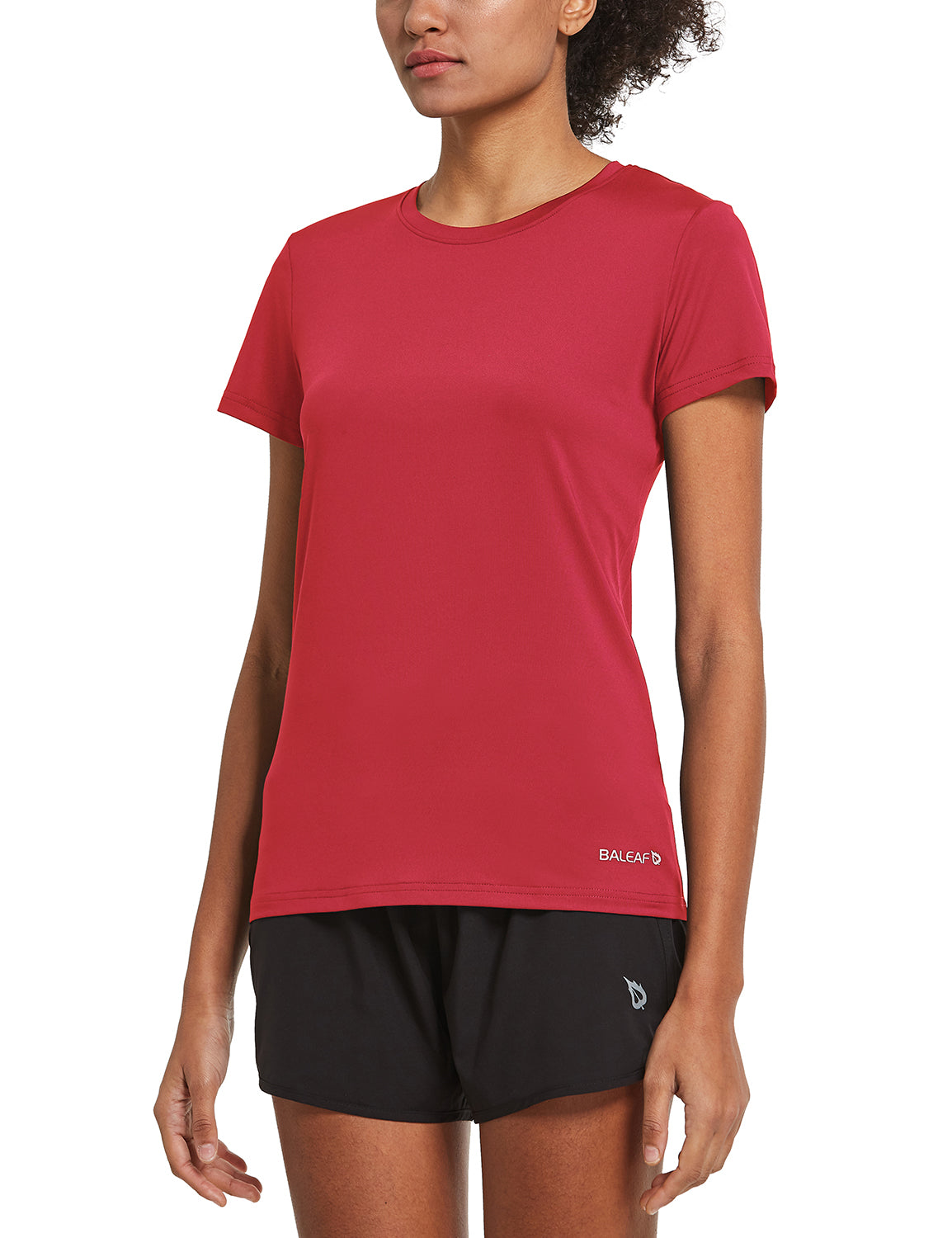 Women's Short-Sleeve Quick-Dry Crewneck Running Shirt