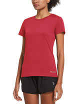 Women's Short-Sleeve Quick-Dry Crewneck Running Shirt