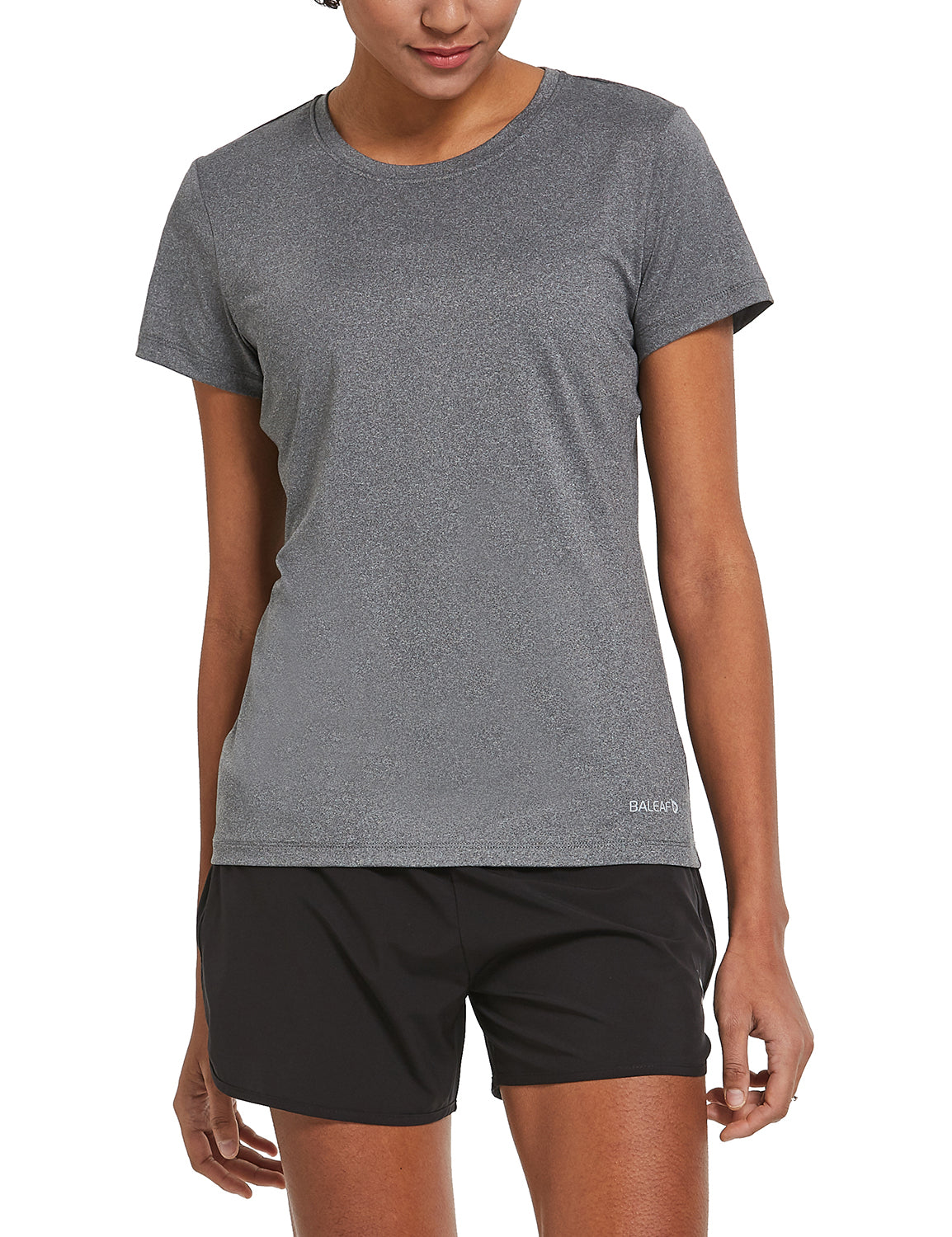 Women's Short-Sleeve Quick-Dry Crewneck Running Shirt