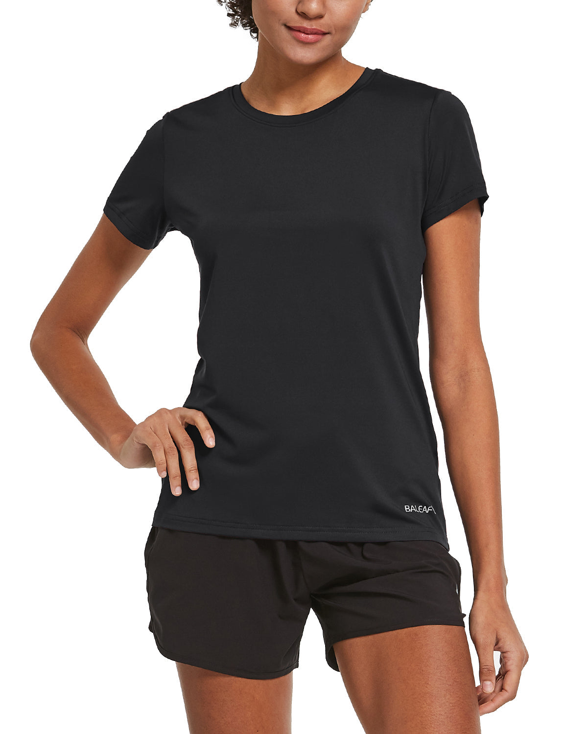 Women's Short-Sleeve Quick-Dry Crewneck Running Shirt