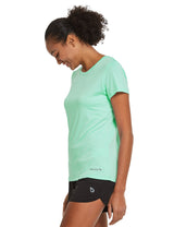 Women's Short-Sleeve Quick-Dry Crewneck Running Shirt