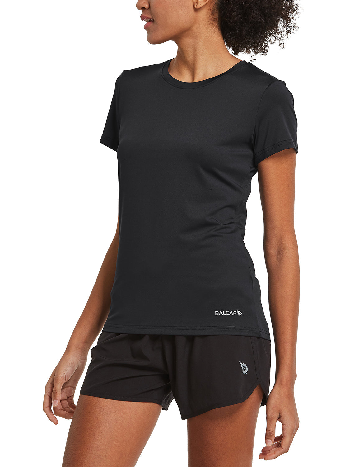 Women's Short-Sleeve Quick-Dry Crewneck Running Shirt