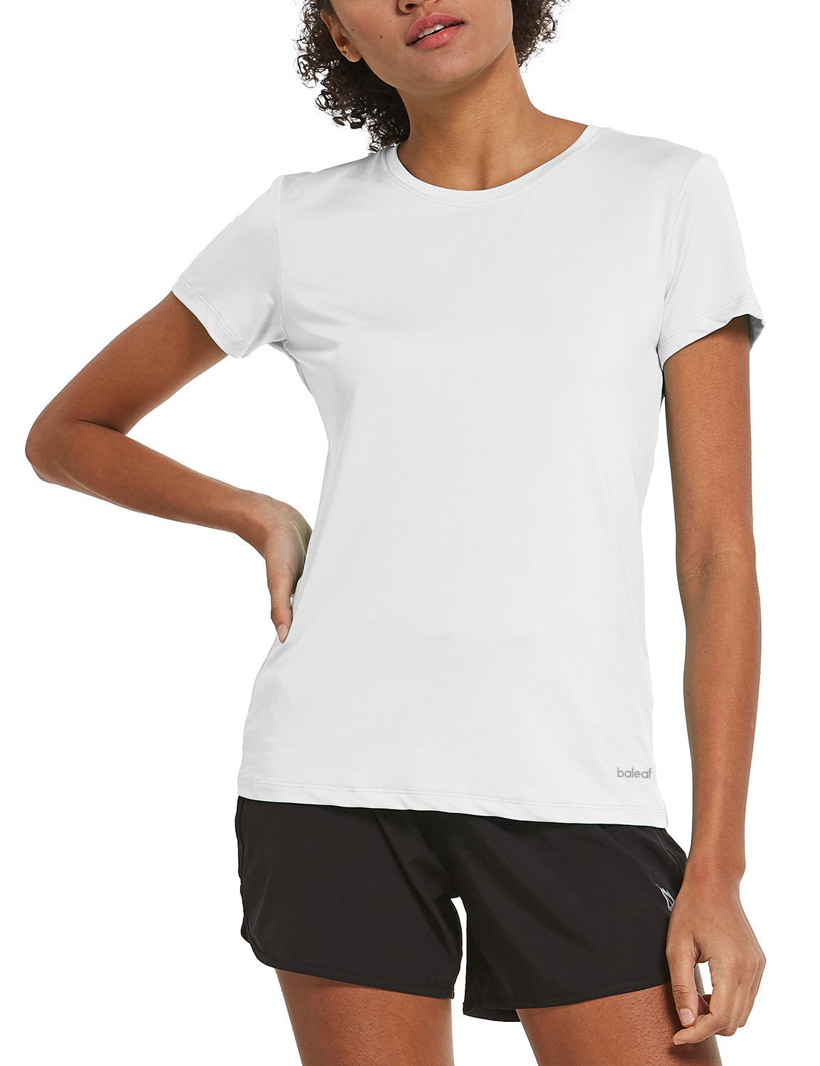 Women's Short-Sleeve Quick-Dry Crewneck Running Shirt