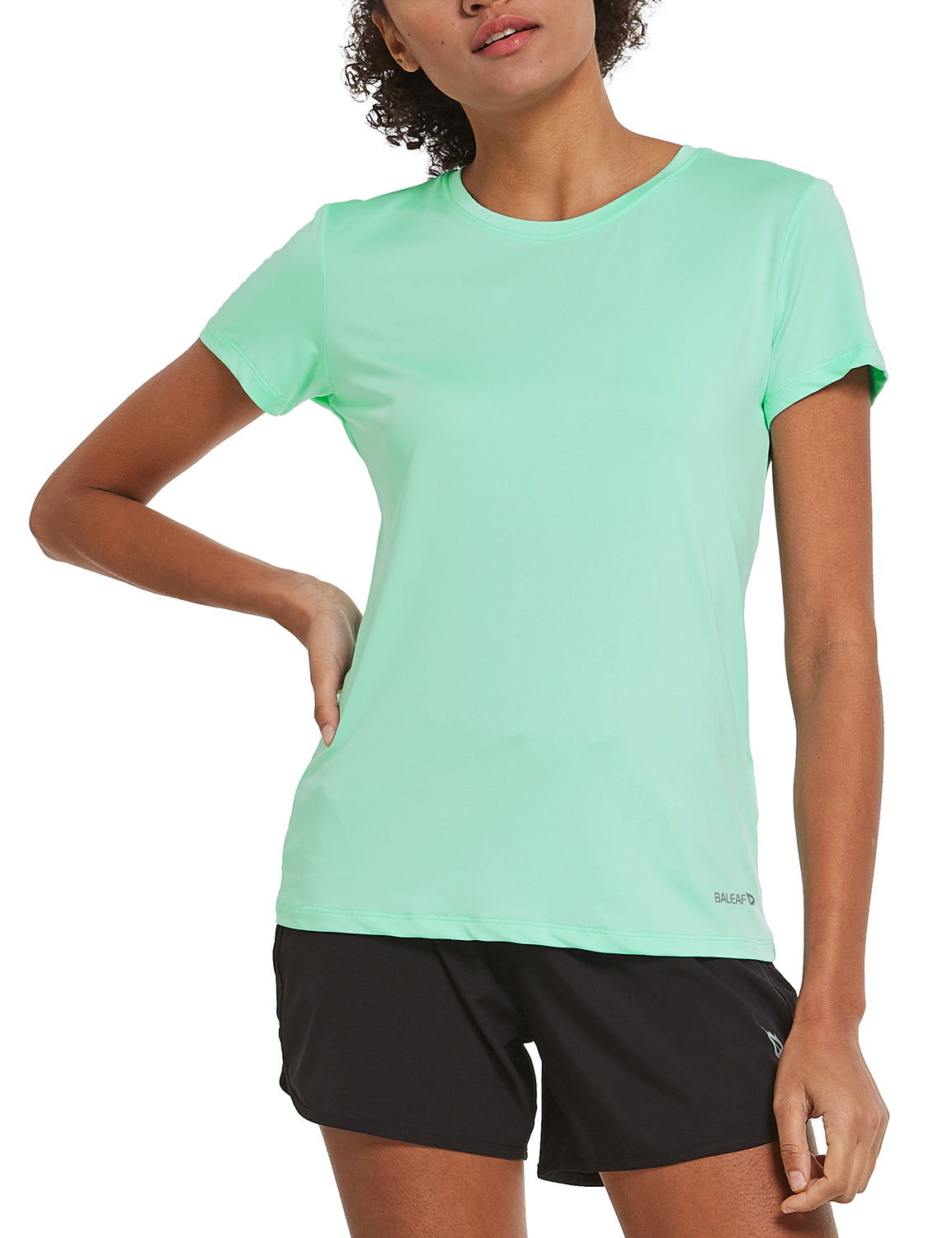 Women's Short-Sleeve Quick-Dry Crewneck Running Shirt