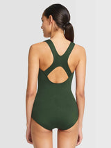 Women's Athletic Racerback One-Piece Swimsuit