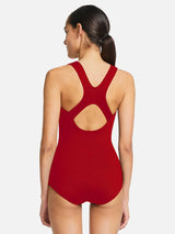 Women's Athletic Racerback One-Piece Swimsuit