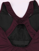 Women's Athletic Racerback One-Piece Swimsuit