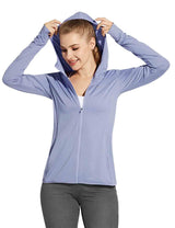 Baleaf Women's UPF50+ Full-Zip Long Sleeved Hoodie w Thumbholes acg057 Blue Main