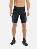 Baleaf Men's Lycra Cushioned Tight Cycling Shorts Barrier Reef Main