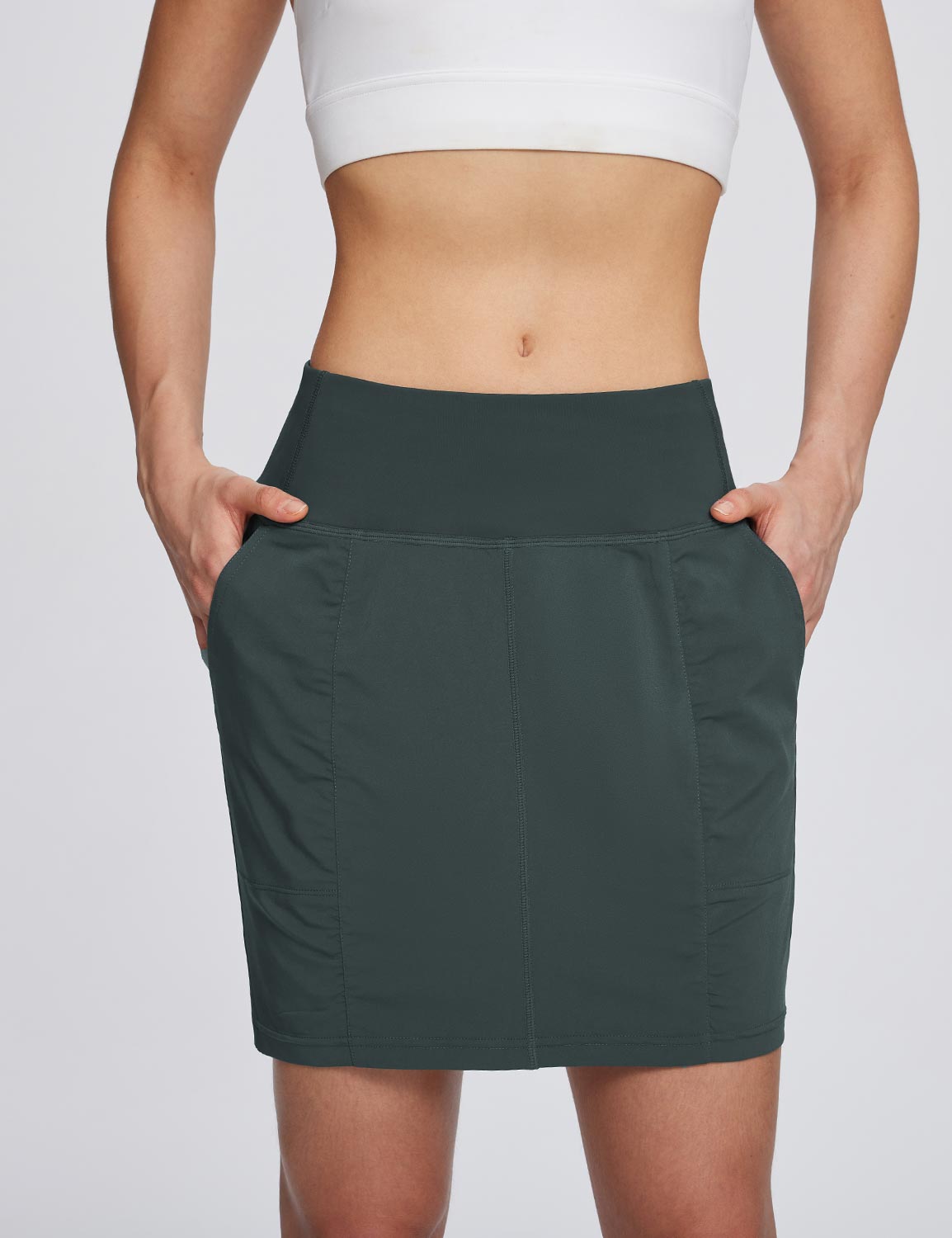 Baleaf Women's UPF50+ Lightweight Hiking Skort Ebony Main